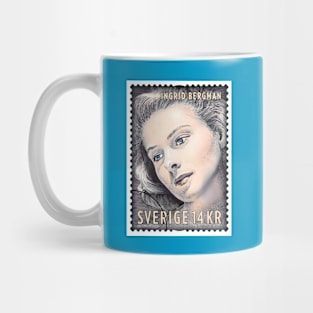 Ingrid Bergman - Swedish Stamp Mug